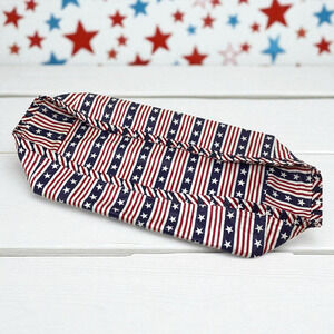 Vintage NEW Longaberger Stars & Stripes Basket Liner Only 16.5" x 10" USA Flag